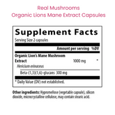 Organic Lions Mane Extract Capsules